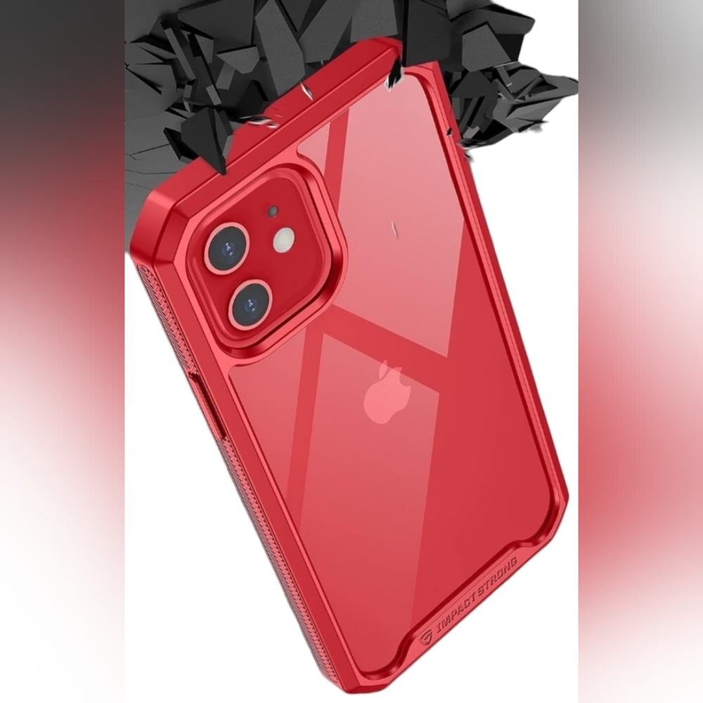 IMPACT STRONG RED Full body IM22 Case for iPhone 12/12 Pro